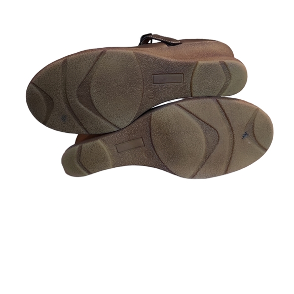 SM New York Vintage Retro T-Strap Wedges - Picture 4 of 10